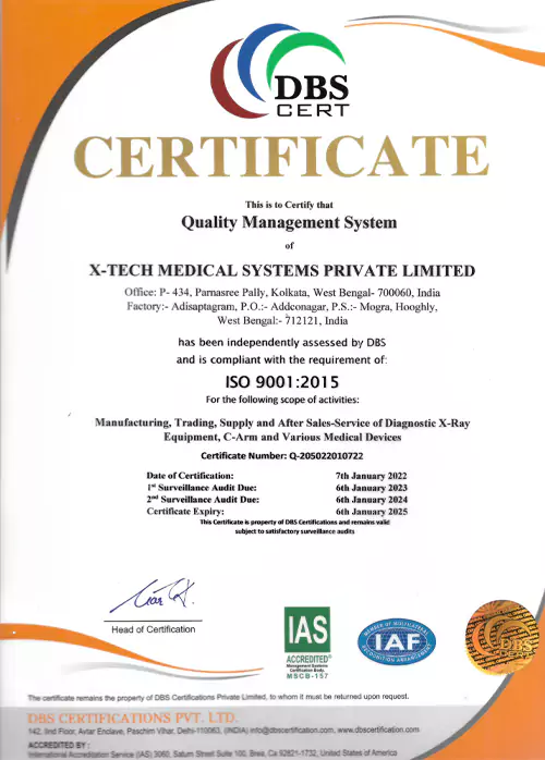 ISO 9001 2015 Certificate