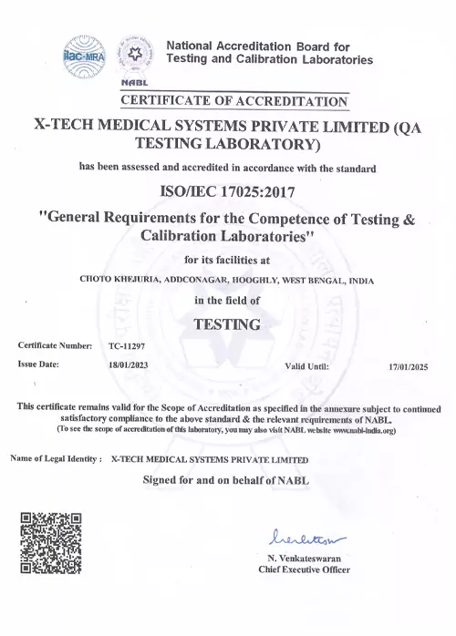 NABL Certificate